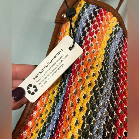 NWT Rag and Bone Summer Multi Passenger Tote with dust bag rainbow - Picture 3 of 14